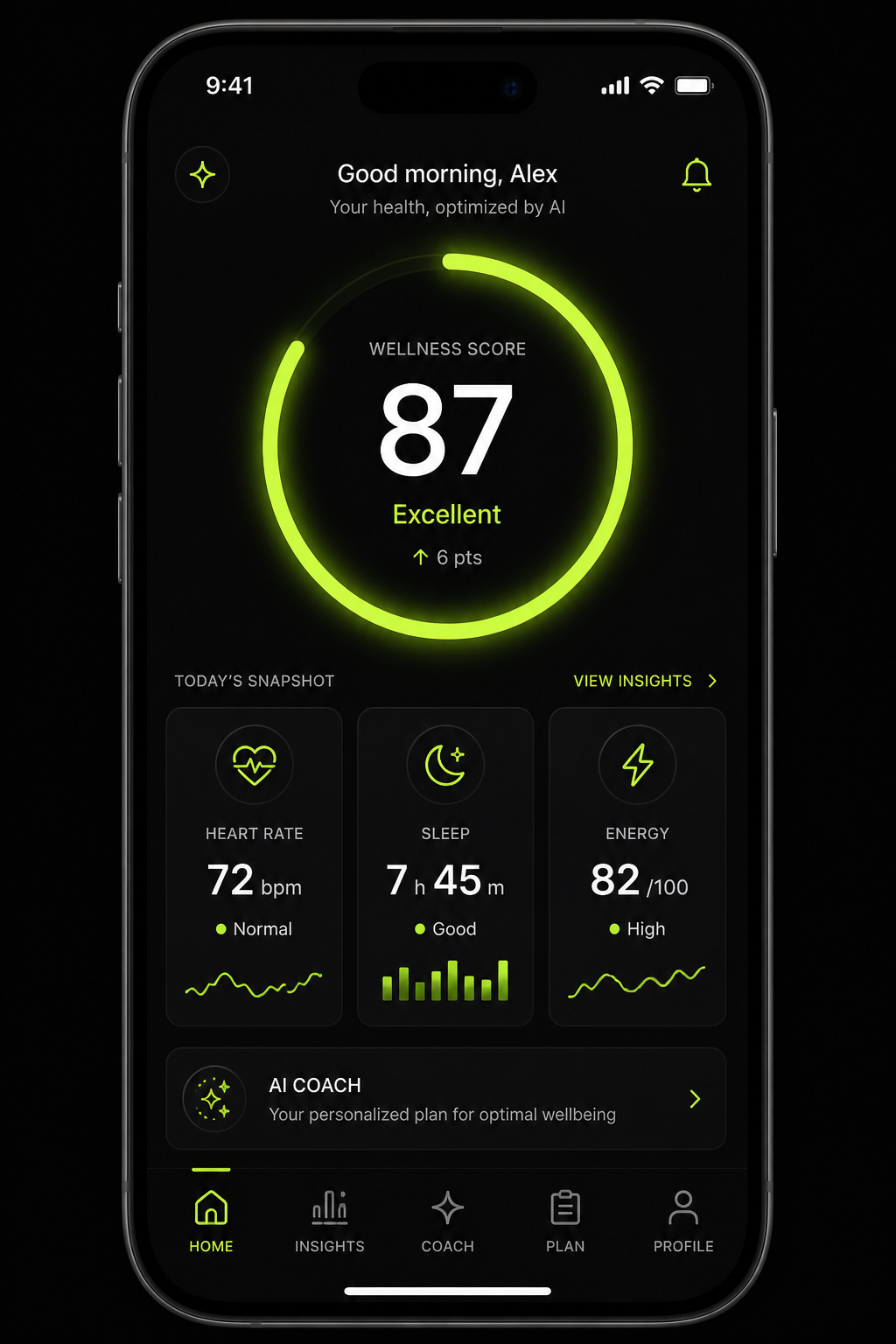 Vita Intelligence mobile product